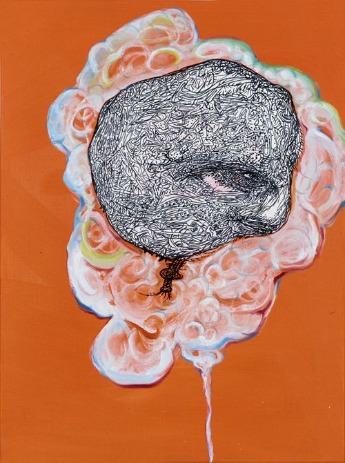 《无题》-4 70X50cm  油画 2018