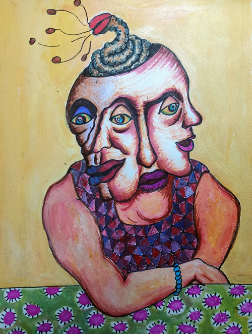《我的世界》系列12 60X50cm 纸本 2022