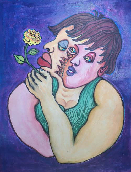 《我的世界》系列3 60X50cm  油画 2022