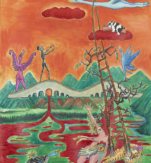 《远古》系列12 50X40cm 纸本 2017